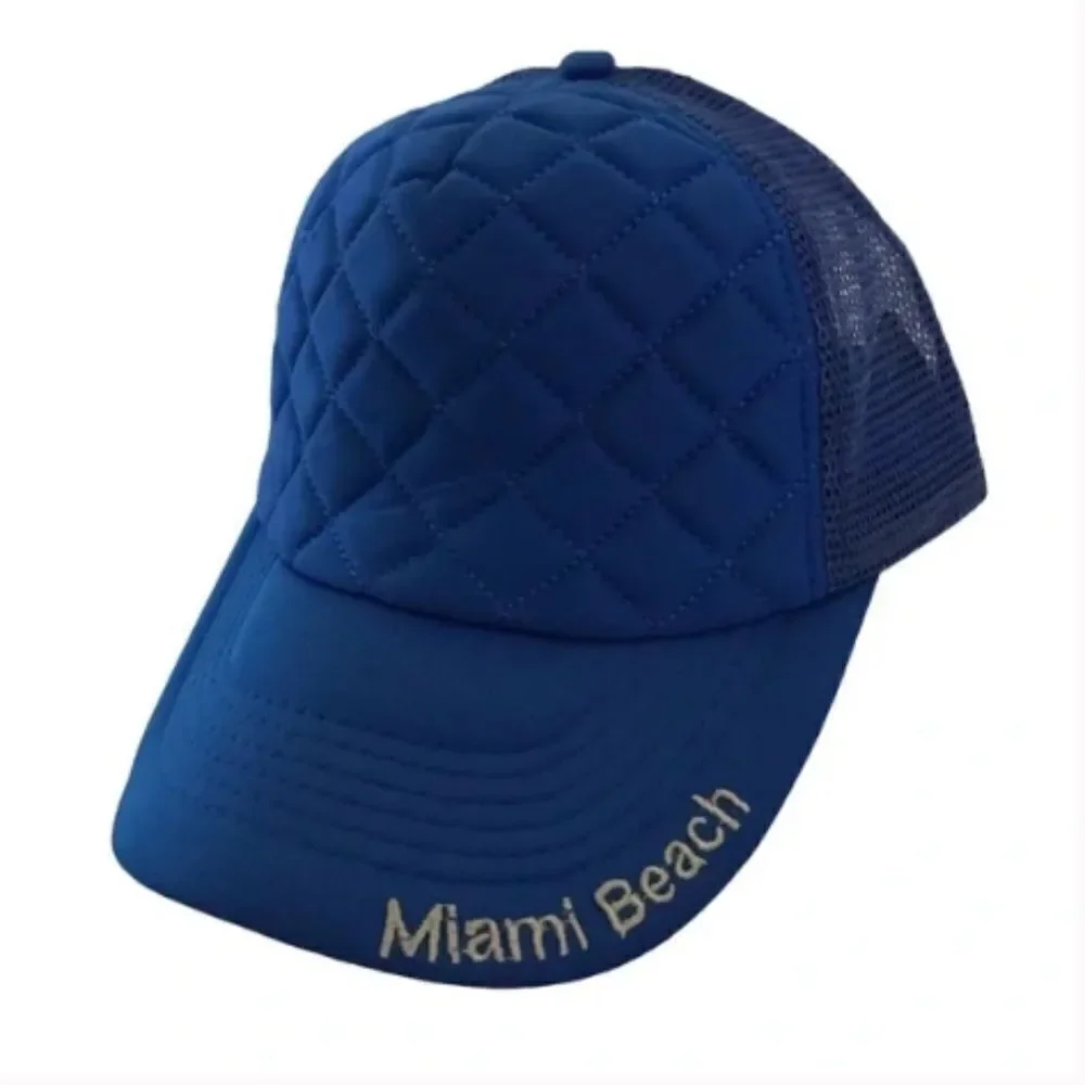 Surf Style Miami Beach Royal Blue Trucker Hat